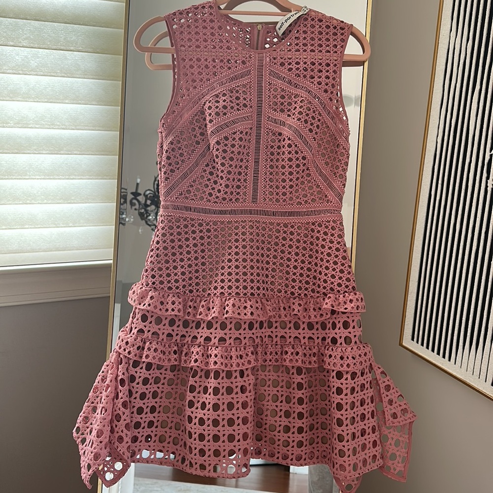 Self -Portrait Pink Dress